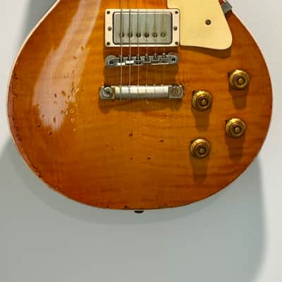 Gibson Custom Shop Les Paul Standard R9 (1959 reissue) Heavy Relic Tiger Burst with custom PAFs! image 9