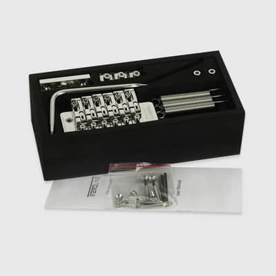 Tremoline FT36-R3-SP Stainless Steel double locking tremolo + R3 (42.8mm) Locking Nut, low profile image 3