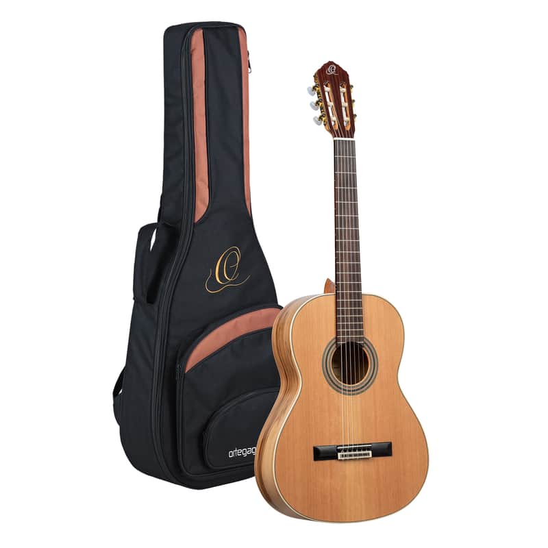 Ortega R20GSNRG Traditional Series Solid Cedar Top Mahogany Neck Nylon 6-String Classical Acoustic Guitar w/Gig Bag image 1
