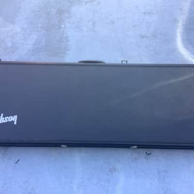 Vintage 1968 Gibson Les Paul or SG Rectangular Hardshell Case - Black with Yellow Interior image 1