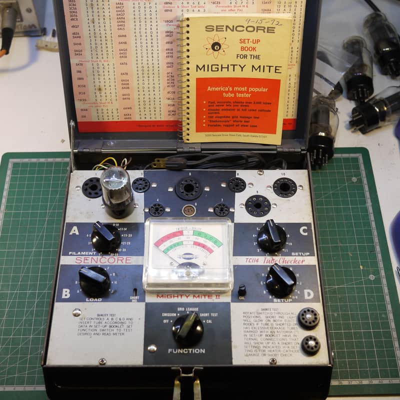 SENCORE Mighty Mite II Compact Valve / Tube Tester 6L6 EL34 ECC83 image 1