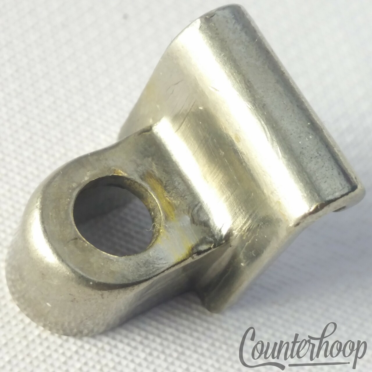 Ludwig Tension T-Rod Clip Single-Flange Rim Floor/Tom/Snare Drum Nickel USA 30s — main photograph