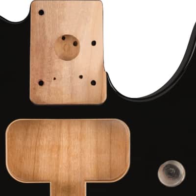 Fender Deluxe Series Telecaster SSH Alder Body Modern Bridge Mount, Black image 4
