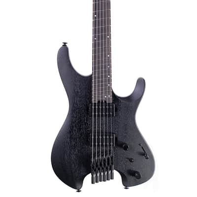 2026 Ibanez Quest QX52B WK Headless Multi-Scale Weathered Black image 2