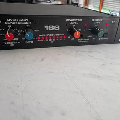 dbx 166 2-Channel Dynamics Processor 1980s - Black image 6