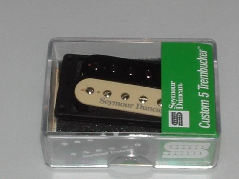 Seymour Duncan TB-14 Custom 5 Trembucker Tremolo Bridge Pickup (Zebra) - TB-14 Zebra image 1