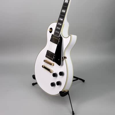 Epiphone Inspired by Gibson Custom Les Paul Custom Alpine White image 9