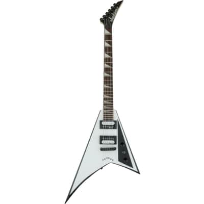 Jackson JS Series Rhoads JS32T, Amaranth Fingerboard, White with Black Bevels image 1