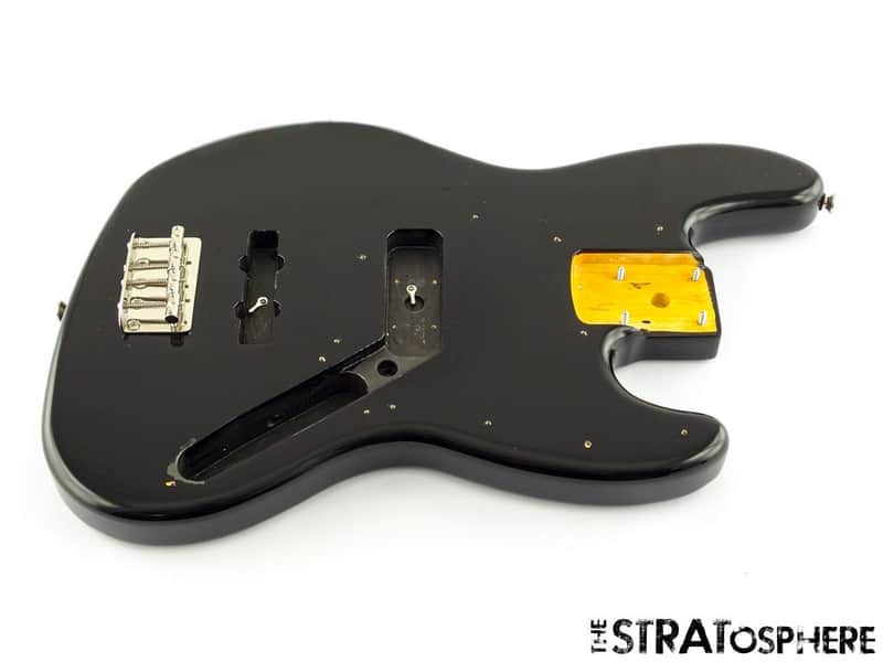 Fender Squier Classic Vibe 70s Jazz Bass BODY + HARDWARE Black image 1
