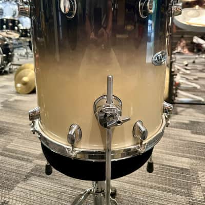 Mapex Floor Tom 14x14 Early 2000s - Black to Natural Fade Lacquer image 6
