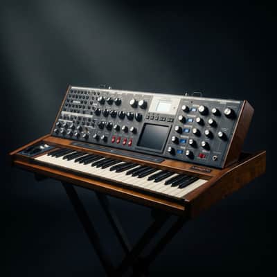 Moog Minimoog Voyager XL 61-Key Monophonic Synthesizer 2010 - Black with Wood Cabinet image 2