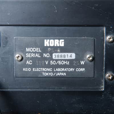 Vintage Korg PolySix analog synthesizer - serviced, calibrated and tuned, in original box image 11