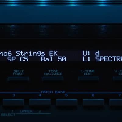 LED Display Upgrade -  Roland D-50 D-550 (Super Enhanced Black) LUX PMVA LED Display ! image 4