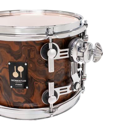 SONOR Momentum Maple Series 10x7.75" California Burl Semi Gloss Veneer Rack Tom Drum | Worldwide Ship | NEW | Authorized Dealer image 2