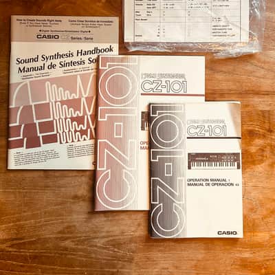 Casio CZ-101 Synthesizer *boxed with manuals* image 12