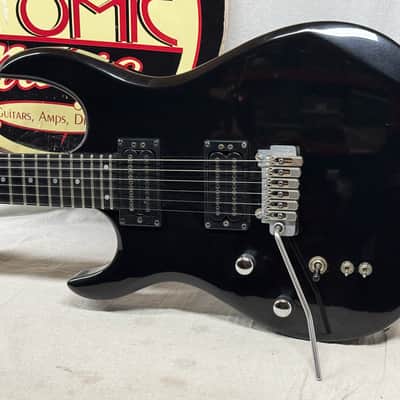 Carvin DC-127 dc127 LH Left-Handed Lefty Guitar - Black image 2