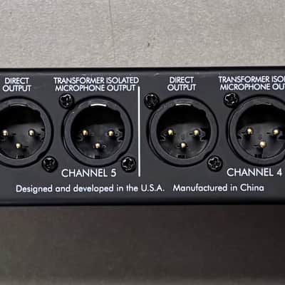 ART S8 Rackmount 8 Channel Microphone Splitter 2009 - Present - Black image 2