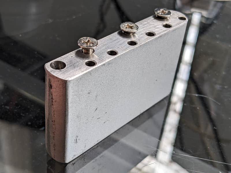Fender Vintage Stratocaster Steel Tremolo Block - Japan MIJ 1980's image 1
