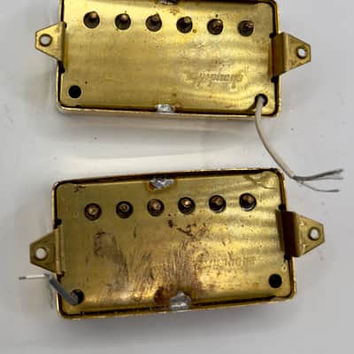 Epiphone Humbucker Pickup Set 1980s - Gold image 4