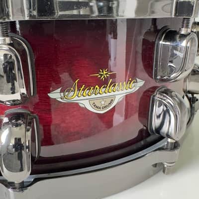 5.5x14” Tama Starclassic All Bubinga Shell Snare Drum, Lacquer Burst image 13