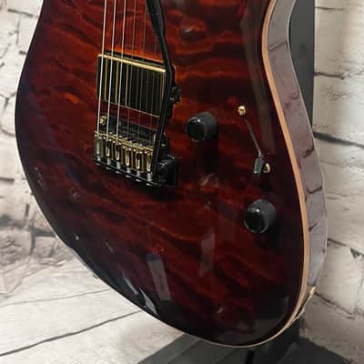 2021 Tom Anderson Guitarworks Drop Top - Burnished Orange Burst image 3