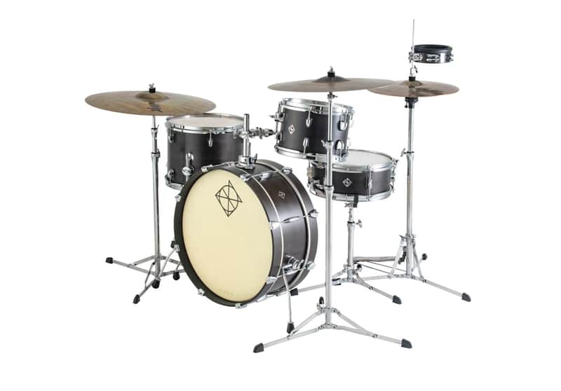 Dixon PODL520BKC Little Roomer Shellset 5pc Satin Black Coal Lacquer image 1