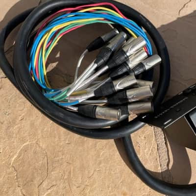 Seismic Audio SARMSS-16x515 16-Channel Rack Mount XLR/TRS Combo Splitter Snake Cable with 15' & 30' XLR Trunks 2018 - Black Powder Coat image 6