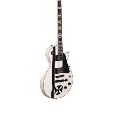 ESP LTD James Hetfield Iron Cross Electric Guitar with Case Snow White image 8