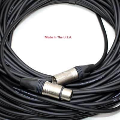 LASE 100 Ft Microphone Cable W/ NEUTRIK NC3MXX 3-Pin XLR Male to NC3FXXX Female image 4