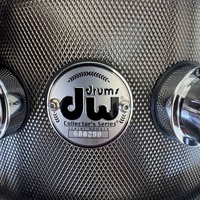 DW 6.5x14" Collector's Series Knurled Black Nickel over Steel Snare Drum w/ Chrome Hardware image 7