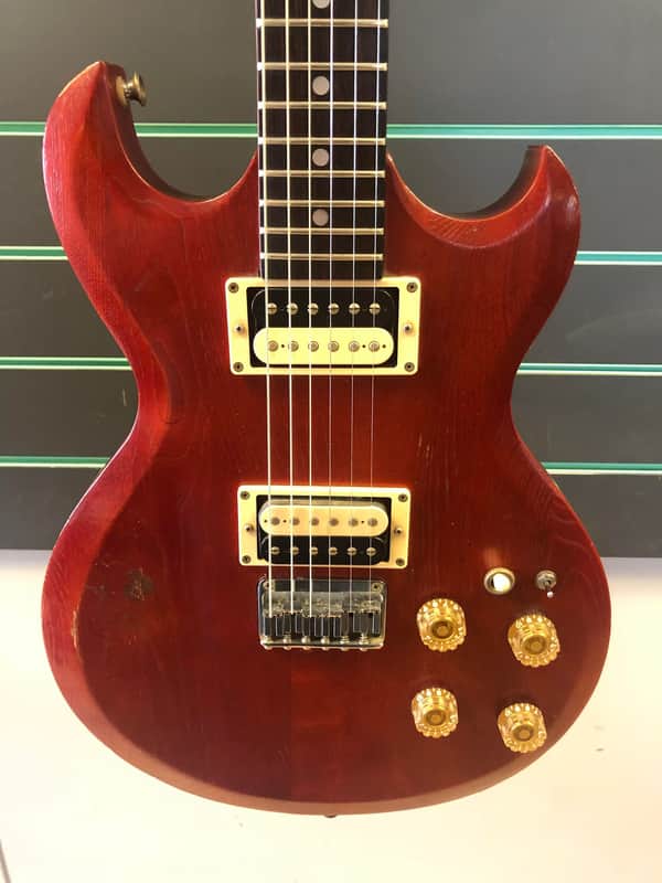 Aria Pro II Cardinal Series Padouk Red 1980 Electric Guitar | Reverb