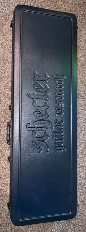 Schecter SGR-6B C Series Bass electric guitar Hard Case 2010s - Black image 1