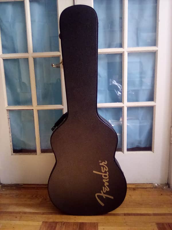 Fender Classical/CG Series/GC Series/JG Series/J5 Series Acoustic Hardshell Case, Black 2016 - Black image 1