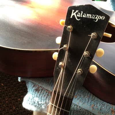 Kalamazoo KG-14 1936 - 1943 - Sunburst. X brace conversion . image 11