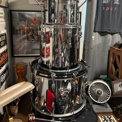 Slingerland Chrome over Wood 1974 - Chrome image 2