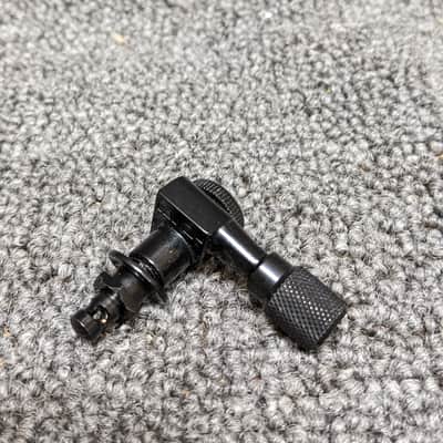 Hipshot Lefty Grip-Lock Tuning Machine Set Black with Knurled Knobs image 4