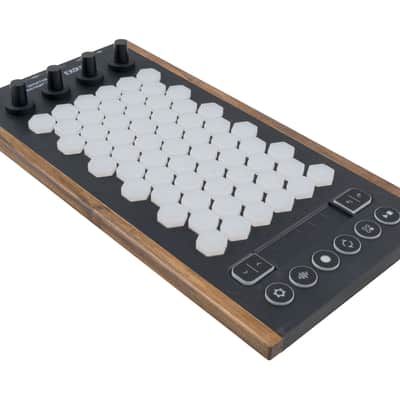 Intuitive Instruments Exquis Deluxe Hexagonal MPE MIDI Controller (Dark Wood) image 2