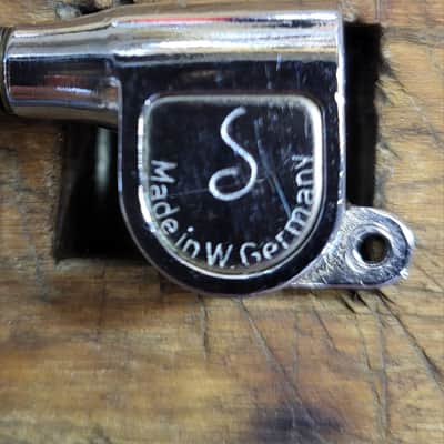 Vintage Schaller West Germany 3 x 3 Electric Guitar Tuners Chrome #2 image 4