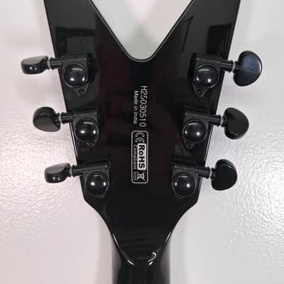Dean ML 79 Classic Electric Guitar, Rosewood Fingerboard, Black to Blue Fade image 8