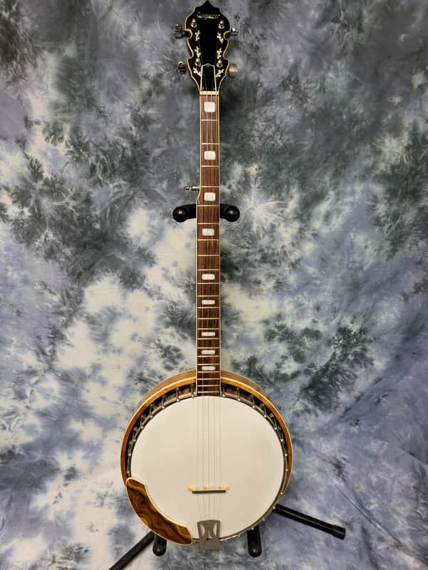 Vintage 1960's Conqueror by Kawai 5 String Banjo Pro Setup New