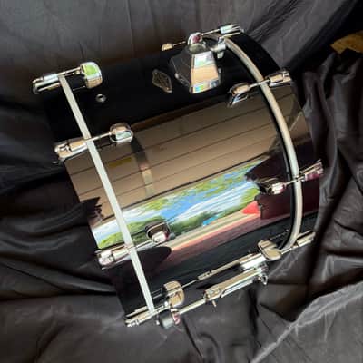 Tama Starclassic Walnut Birch 14x22 Bass Drum - Piano Black Lacquer image 5