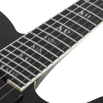 Schecter PT SLS Elite Evil Twin - Satin Black (1342) image 11