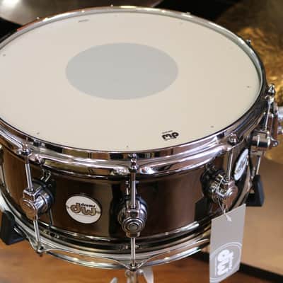 DW Drum Workshop Design Series - 6.5x14" Black Nickel Over Brass Snare Drum image 3