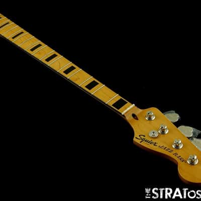 Fender Squier Classic Vibe 70s Jazz J Bass, NECK & TUNERS, Block Inlays, Maple image 2