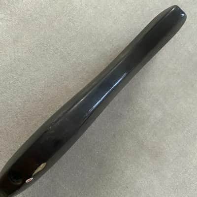 Black 6 String Electric Bass Basswood Body image 7