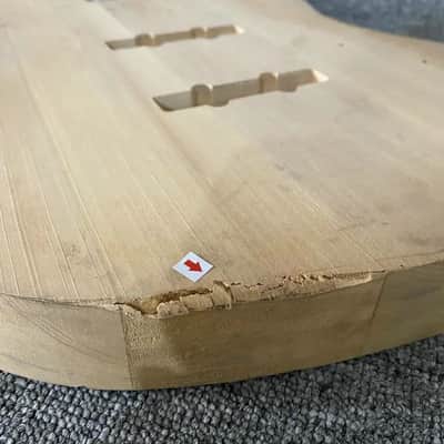 Basswood 4 String Jazz Bass Style Body image 7