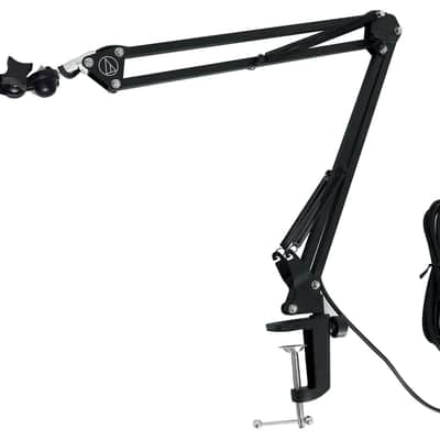 Audio Technica AT2020 Studio Recording Microphone-Cardioid Condenser Mic+Boom image 1