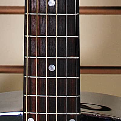 1995 Dobro USA DM-33H DM33H Chromed Brass Resonator Round Neck Guitar w Etched Hawaiian Motif Excellent Condition w OHSC and Booklet. image 9