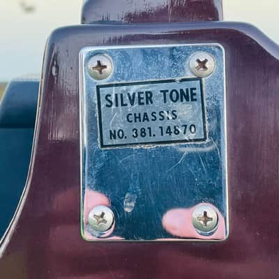 John Hiatt owned , 1960ies, Silvertone with built-in amp image 10