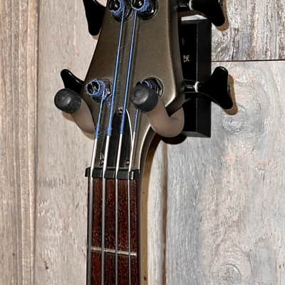 Nice Ibanez EDB600 2000 Gray Pewter Matt Finish, Killer Setup, New Gig Bag. image 8